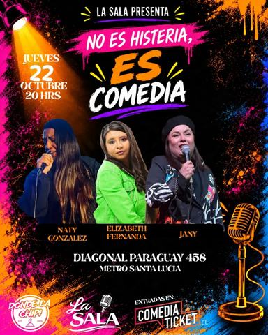 No es histeria, es comedia