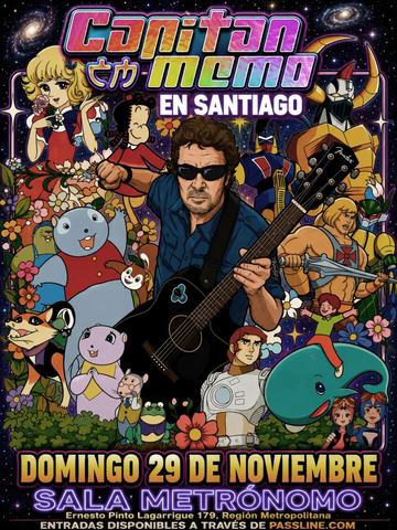 Capitán Memo en concierto