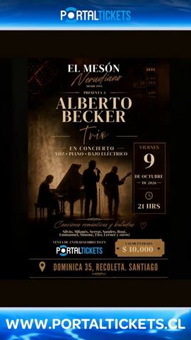 Alberto Becker Trio en El Mesón Nerudiano