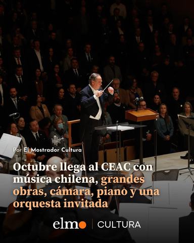 Programación de octubre: Sala Sinfónica