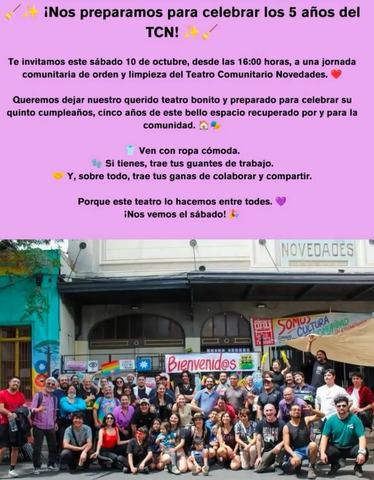 Jornada de limpieza y celebración 5 años TCN