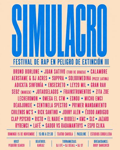 Festival de Rap en peligro de Extinción