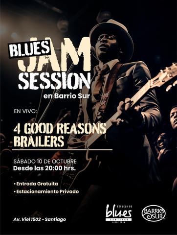 Jam Session Blues con 4 Good Reasons y Brailers