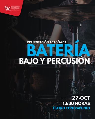 Presentación Batería y Percusión - Escuela Moderna
