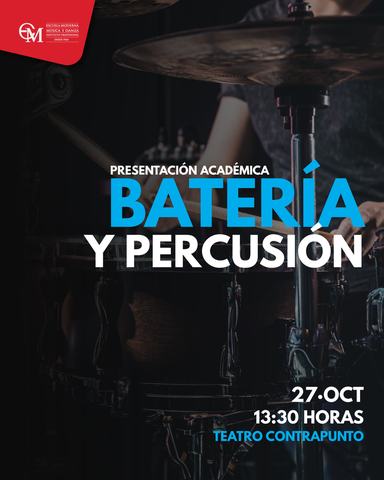 Presentación Batería y Percusión - Escuela Moderna