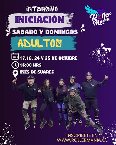 Curso Intensivo Patinaje Iniciación Adultos