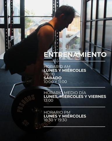 Entrenamiento de Fuerza Matutino Sábado (2)
