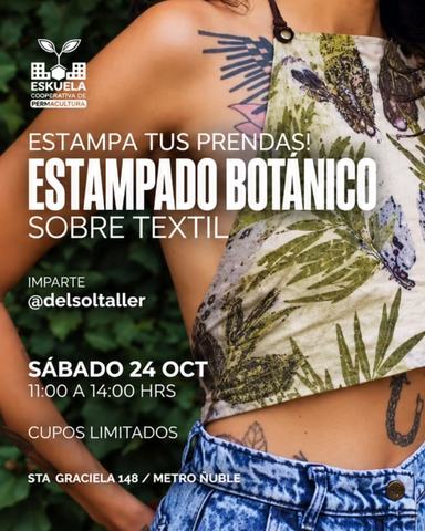 Estampado Botánico sobre Textil