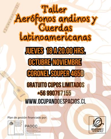 Taller Aerófonos Andinos y Cuerdas