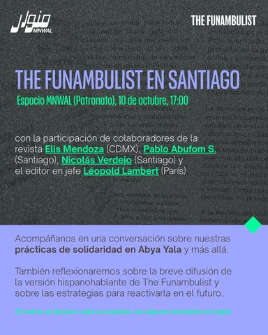 Conversación The Funambulist en Santiago