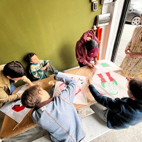 Taller de Volantines: Aire de Palestina