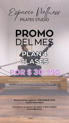 Clases de Pilates Reformer