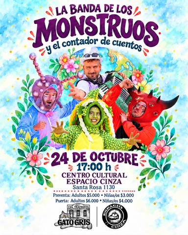 La banda de los Monstruos y el contador de cuentos