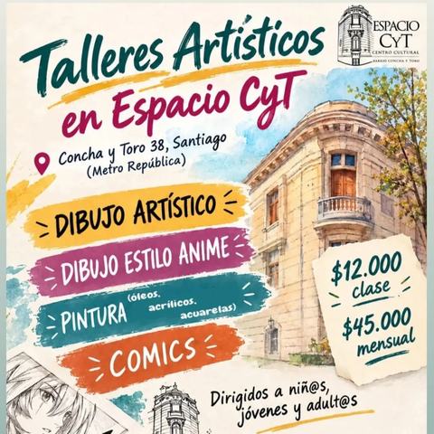 Talleres Artísticos en Espacio CyT