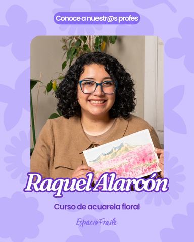 Curso de acuarela floral con Raquel Alarcón