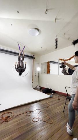 Aerial photo session