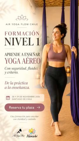 Formación de Profesores de Yoga Aéreo Nivel 1
