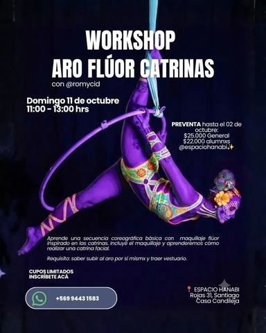 Fluor Hoop Catrinas Workshop