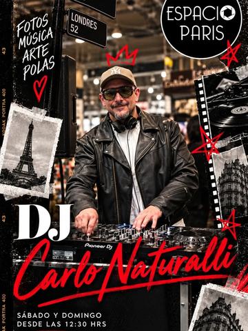 DJ Carlo Naturalli en Espacio París