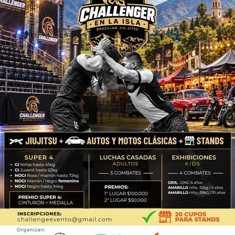 Challenger en la Isla Brazilian Jiu-Jitsu