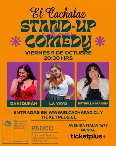 Stand-up: Dani Durán, La Yayo, and Estrella Marina