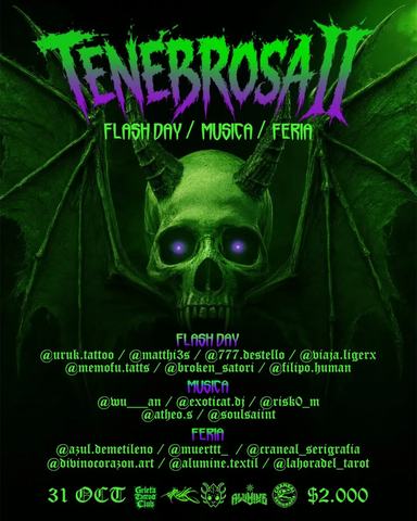 Tenebrosa II: Flash Day, Música y Feria