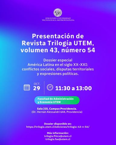 Presentación Revista Trilogía UTEM Vol. 43