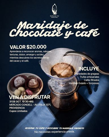Chocolate and coffee pairing workshop