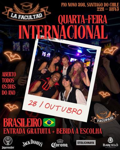 Brasileiros no Chile - Halloween at La Facultad