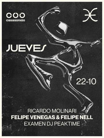 Casa Sonido: Ricardo Molinari, Felipe Venegas y Felipe Nell