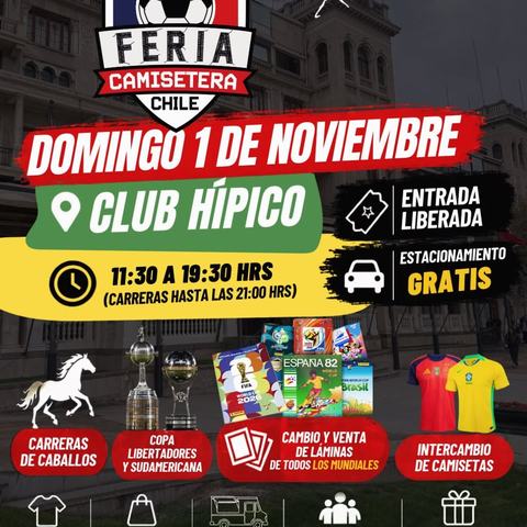 Feria Camisetera Chile en Club Hípico