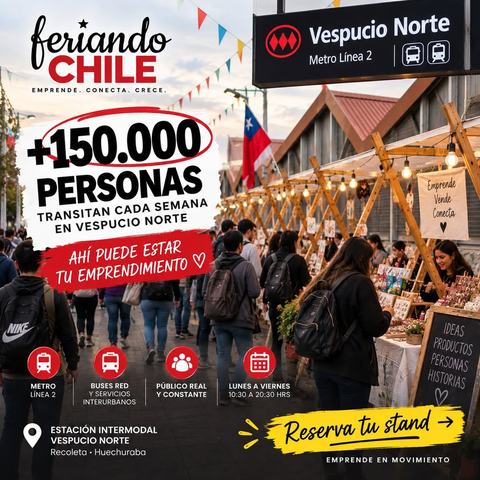 Feriando Chile at Vespucio Norte