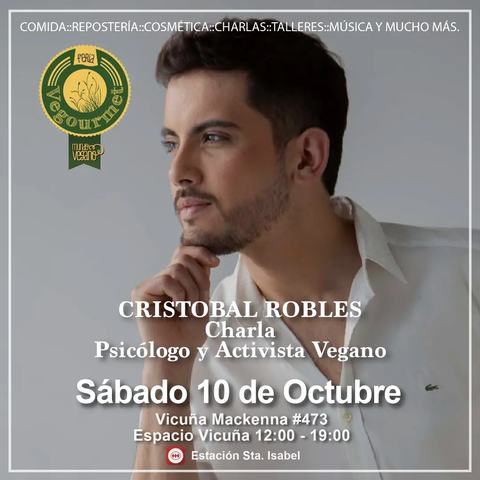 Cristobal Robles Talk at Feria Vegourmet