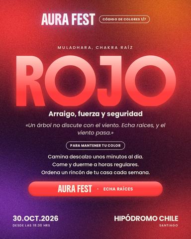 Aura Fest 2026 - Rojo