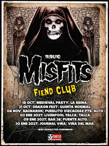Tributo Misfits en Medieval Party