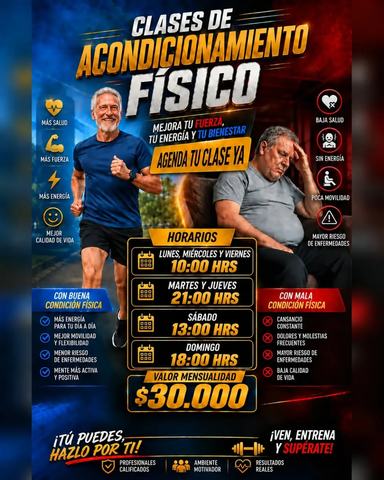 Clases de Acondicionamiento Físico