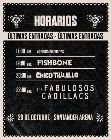 Los Fabulosos Cadillacs, Fishbone y Chico Trujillo