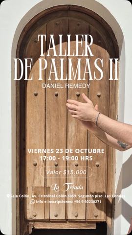Taller de Palmas II con Daniel Remedy