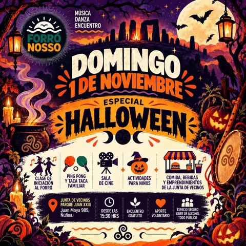 Nossó Halloween - Forró y Comunidad