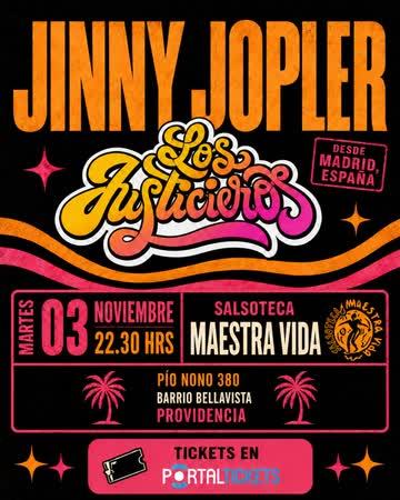 Jinny Jopler + Los Justicieros (rock y cumbia)