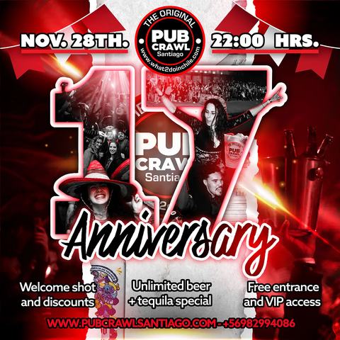 17 Anniversary Pub Crawl