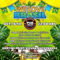 WE LOVE BRASIL PubCrawl