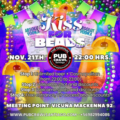 Kiss for Beads Pub Crawl