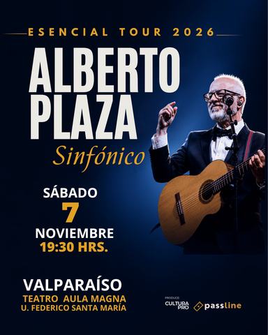 Alberto Plaza Sinfónico: Esencial Tour 2026