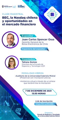 Charla: BEC y mercado financiero