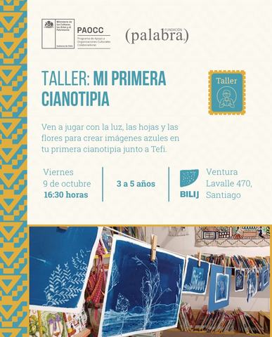 Taller Mi primera cianotipia