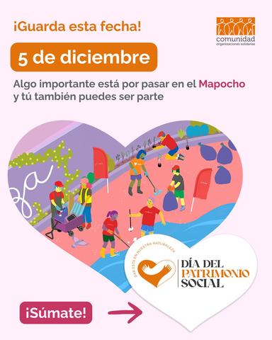 Día del Patrimonio Social en Río Mapocho
