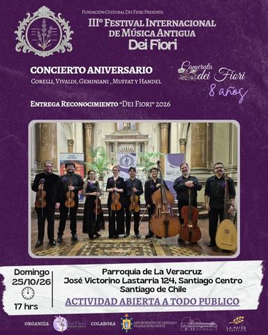 Camerata Dei Fiori Anniversary Concert