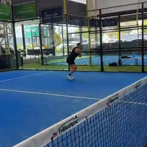 Entrenamiento de pádel