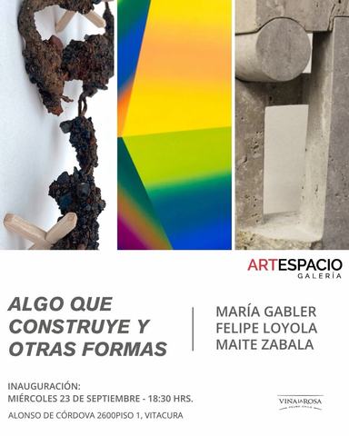 Exhibition "Algo que construye y otras formas"